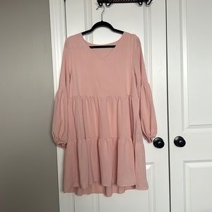 NWOT Pink Tunic Dress Size M